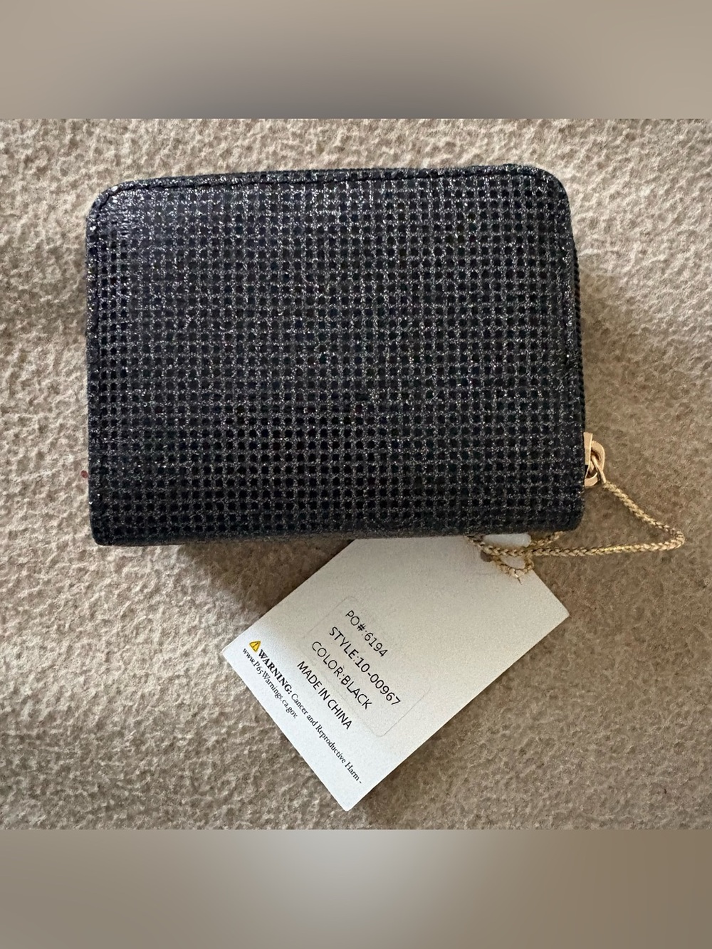 5for20 NWT Imo black glitter wallet - Picture 8 of 8